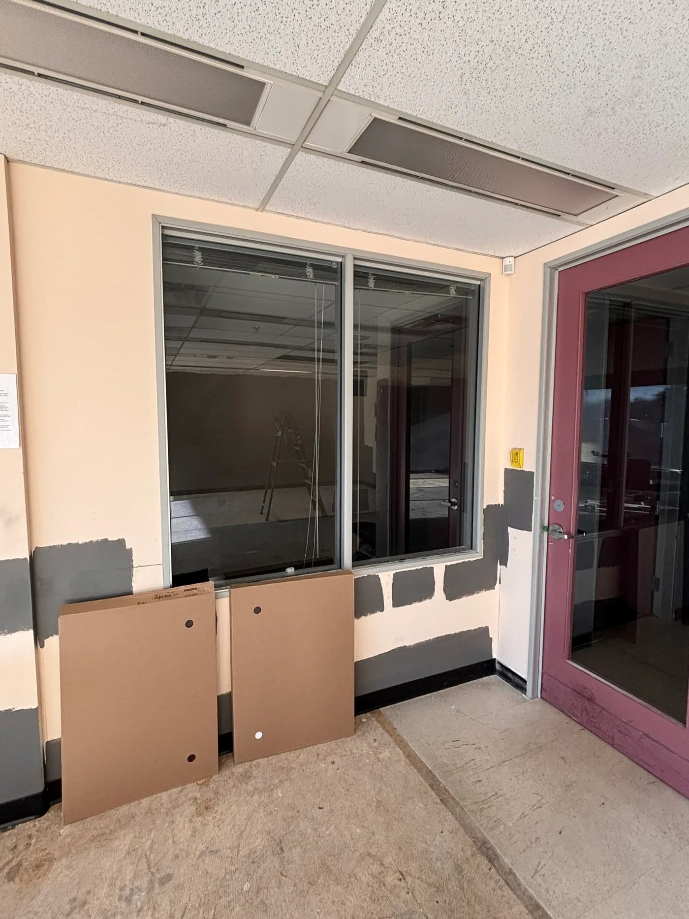 Clinic entrance corridor before renovation